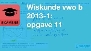 Examen wiskunde 2013 vwo b 1e tijdvak  Opgave 11 een eivorm [upl. by Almap]