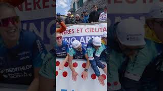 Incredible fans at the Tour de France  DECATHLON AG2R LA MONDIALE TEAM [upl. by Searcy]