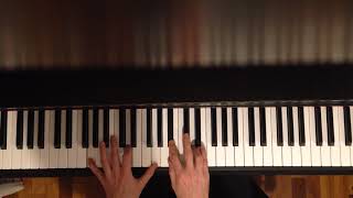 Overnight  Chilly Gonzales  piano cover hands on vision how to play [upl. by Iraam989]