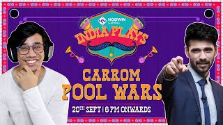 Live INDIAPLAYS 20  Carrom Pool Week 4  Hosted by GamerFleet amp Gamingpro Ocean [upl. by Hiroshi892]