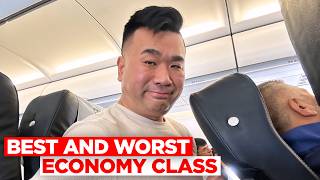 Which Airline has the Best and Worst Economy Class Seat [upl. by Terryl]