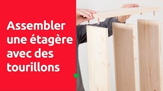 Assembler une étagère avec des tourillons [upl. by Tammany370]