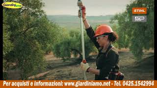 Abbacchiatori a batteria STIHL SPA 130 e SPA 140 [upl. by Herodias]