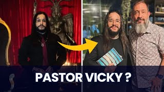 Ex SATAN1STA virou CRENTE e vai abrir IGREJA Pastor VICKY VANILLA [upl. by Notnerb984]