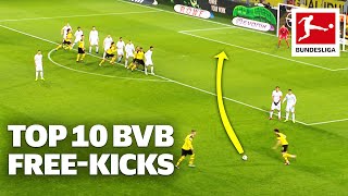 Borussia Dortmund  Top 10 Best FreeKick Goals Ever  Reus Aubameyang amp Co [upl. by Stauder]