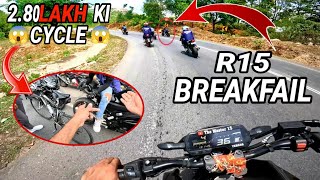 😱280 Lakh Ki CycleR15 Ka Breakfail Ho Gya themaster15 mt15 motovlog gopro vegalbolt [upl. by Daniele]