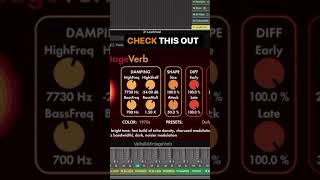 Valhalla Reverb Vocal Settings [upl. by Enrichetta]