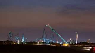 Canadas Wonderland  Timelapse  Test sequence [upl. by Norraa]