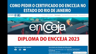 COMO PEGAR O CERTIFICADO DO ENCCEJA COMO SOLICITAR O DIPLOMA DO ENCCEJA  PASSO A PASSO [upl. by Cissie65]