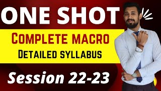 Complete One shot Macro eco  Full detailed Syllabus  Must watch [upl. by Einnij]