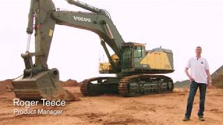 Walkaround video Volvo crawler excavator EC950E [upl. by Arakaj473]