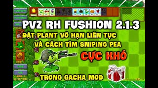 ĐẶT PLANT LIÊN TỤC VÀ CÁCH TÌM PLANT SIÊU KHÓ SNIPING PEA TRONG PLANT VS ZOMBIES RH FUSHION [upl. by Crista861]