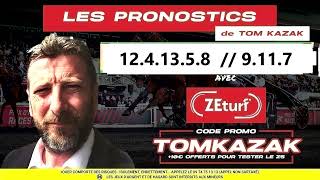 PRONOSTIC QUINTE DU JOUR LUNDI 30 SEPTEMBRE 2024 PMU ZETURF Z5 ORDRE TOM KAZAK [upl. by Krasner]