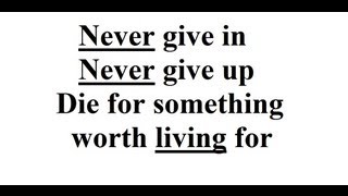 Never give in Never give up  Inspirational speach [upl. by Ahtilat]