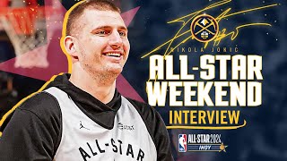 Nikola Jokić AllStar Weekend Interview with Katy Winge 🎙  AltitudeTV [upl. by Barry]