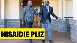 quotNisaidie GenZ Watanitoaquot See What happened when President Ruto met President Uhuru at Gatundu Home [upl. by Aihsema]