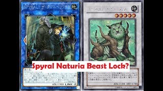 YUGIOH Spyral  Naturia Beast Lock Combo [upl. by Nyrhtakyram]