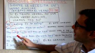 Curso Ingles 53 Estructura de COMO PREGUNTAR EN INGLES [upl. by Lune]