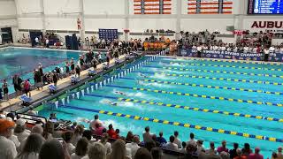 2024 SEC Championship Women’s 50 Freestyle Heat 4 Prelims [upl. by Lagiba]