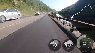 Ironman Lake Placid Keene Descent w Garmin VIRB Guages [upl. by Kowatch]