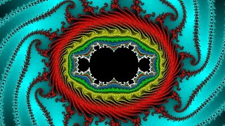 A Journey In the 3 Power Mandelbrot Set  Music Miraculum by Enya [upl. by Ecnedac]