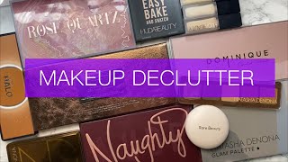 Makeup DECLUTTER  Eyeshadow Palettes Blush Lippies amp More [upl. by Vally]