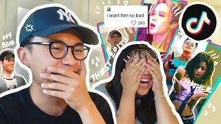 REACTING TO KPOP IDOL THIRST EDITS [upl. by Dilisio]