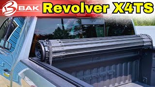 Aluminum Hard Roll Up Bed Cover  BAK Revolver X4TS Review [upl. by Ebbarta]