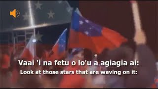 National Anthem of Samoa  quotO Le Fua o Le Saolotoga o Samoaquot [upl. by Lerual258]