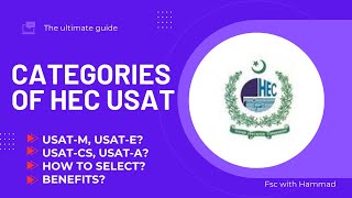 ALL Categories of Hec Usat Test  Usat test ki sb cateogries [upl. by Ayotak]