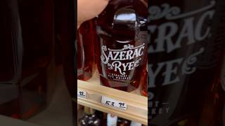 SAZERAC RYE WHISKEY WHAT’S PRICE IN YOUR CITY⁉️😍➡️TheWhiskeyReaper [upl. by Redyr]