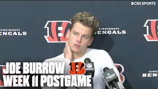 Joe Burrow NOT HAPPY with Bengals progress most discouraging season in career  Press Conference [upl. by Sal]