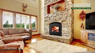 QuadraFire® Pioneer III Wood Fireplace [upl. by Eelra]