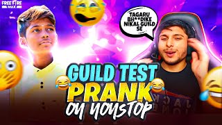 GUILD TEST PRANK ON NONSTOP GAMING🤯😂 PRANK GONE WRONG💥 NonstopGaming [upl. by Nosyaj]