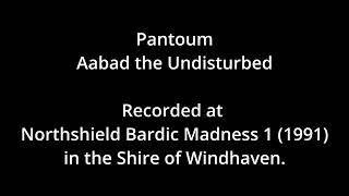 Pantoum  Aabad the Undisturbed AUDIO [upl. by Gelhar]