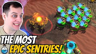 Can MASS Sentry beat Disruptors  Sentry Only to Grandmaster S2E04 StarCraft 2 [upl. by Awe433]