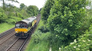 Class 66  66850 ‘David Maidment OBE’  Light Engine  Colas Rail Freight [upl. by Caddric]