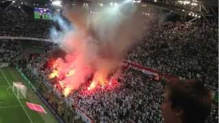 Legia Warszawa vs Polonia race 22092012 [upl. by Aleen]