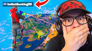 We Found a HACKER in RANKED Fortnite [upl. by Losse]