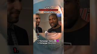 Funny RAMPAGE JACKSON moments😂😭 ufc funny top5 rampagejackson shorts [upl. by Belicia]