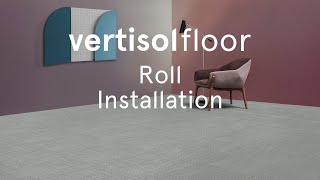 vertisolfloor  Roll Installation [upl. by Ynafets613]