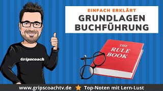 GRUNDLAGEN BÜCHFÜHRUNG TEIL 1 ✅ Prüfungswissen einfach erklärt ⭐ GripsCoachTV [upl. by Collin270]