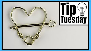 Wire Heart Carabiner Keychain Tutorial  Peggys Design Idea [upl. by Zoellick]