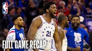 RAPTORS vs 76ERS  Joel Embiid and Philadelphia Protect Home Court  Game 3 [upl. by Card743]