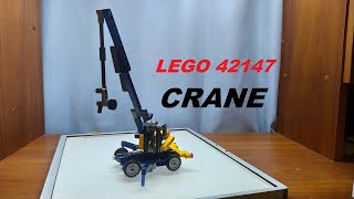 MOC Lego 42147 Alternate model CRANE By Brick Render [upl. by Llekcm]