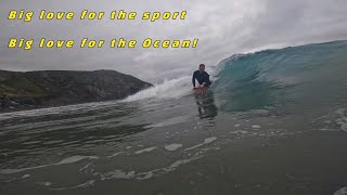 KH Clean SUMMER SWELL hits at last BODYBOARDING the SHOREBREAK [upl. by Aikaj]