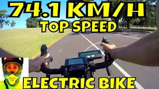 Bafang BBSHD 1000w middrive • 741kmh top speed on flat 46T • Electric Bike 48v BBS02 8fun motor [upl. by Vinny]