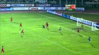 MRTV  Myanmar Vs Cambodia 1st half of the match in Yangon on December 7 [upl. by Eylloh30]