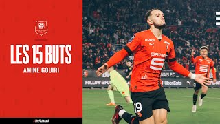 🔥 Saison 202223  Les 15 buts dAmine Gouiri en Ligue 1 Uber Eats [upl. by Nolrah]