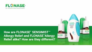 How are FLONASE® SENSIMIST™ Allergy Relief and FLONASE® Allergy Relief alike [upl. by Ahsinnor]